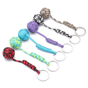 Ball Self Defense Lanyard Survival Key Chain Fragrance Color Random