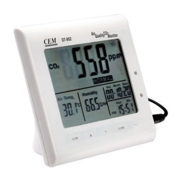 CEM DT-802 0-9999ppm Multifunction Air Quality CO2 Monitor Meter