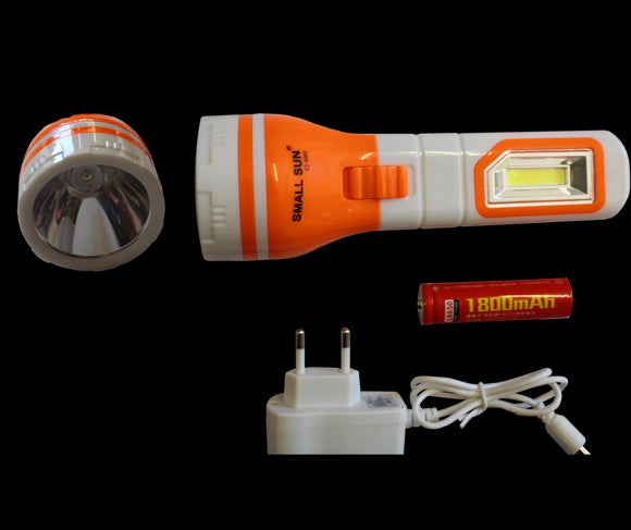 Torch rechargeable with side lamp 200m K001