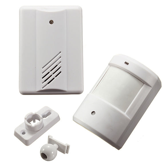 Infrared Wireless Doorbell Alarm System Motion Sensor with Receiver