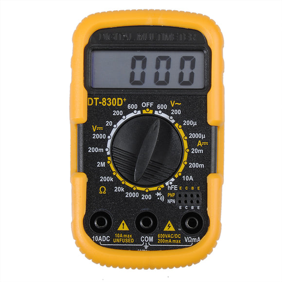 DT 830D+ Portable 2Inch Mini Digital Multimeter With Battery