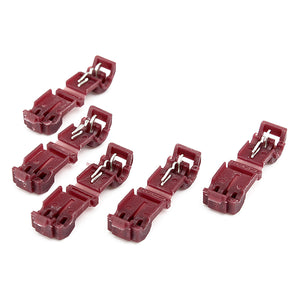 5pcs Insulated Quick Wire Connectors Red 22-18 AWG Audio Terminal