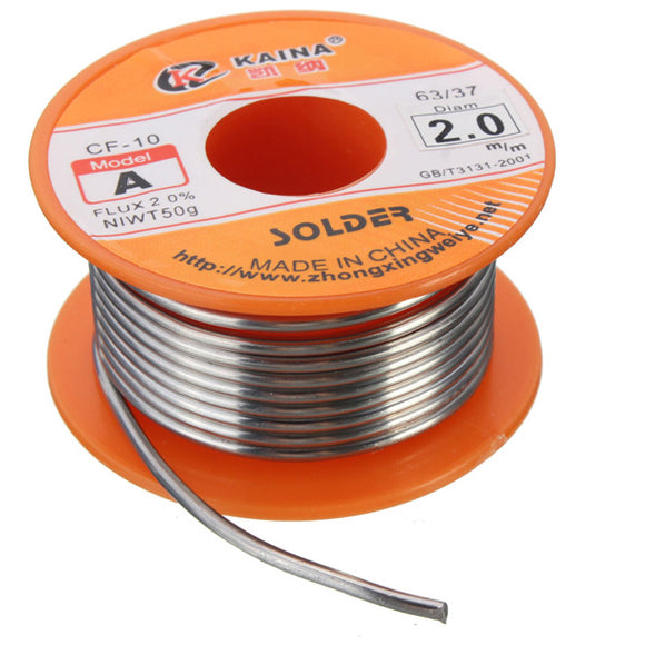 2.0mm 63/37 Tin Lead Rosin Core Melt Solder Wire Soldering Iron Wire Reel