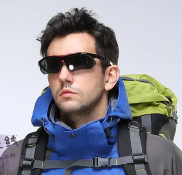 Flight Polarized Air Sports Cycling Sunglasses Bike Outdoor Glasses 5 Lens Night