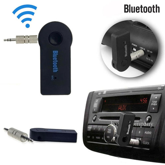 3.5 mm Adapter Audio Receiver Stereo A2DP Hands Free Bluetooth V2.1 With EDR For Speaker AUX Car Kit