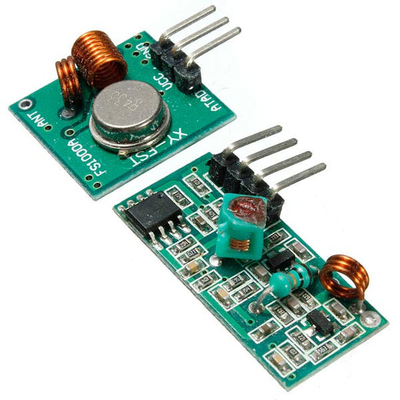 10Pcs 433Mhz RF Transmitter With Receiver Kit For Arduino MCU Wireless