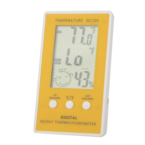 Thermostat LCD Digital Thermometer Hygrometer Temperature Meter With Sensor