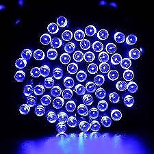 Brand New, Solar Powered Garden Fairy Lights Set Of 100LED lights ( BLUE )