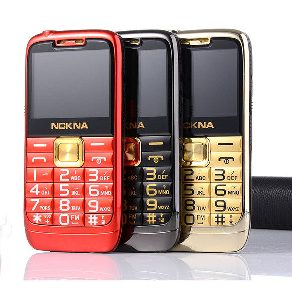 NCKNA E71 2.4 inch 5900mAh bluetooth FM Torch Dual SIM Dual Standby Metal Body Slim Feature Phone