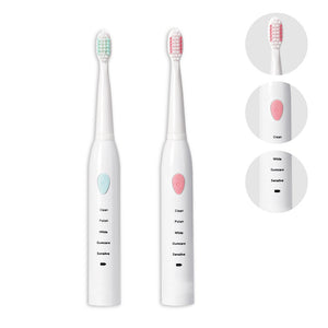USB Rechargeable Toothbrush 5 Brush Modes Sonic Electric Toothbrush Soft Fursoft IPX7 Waterproof