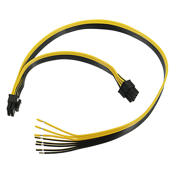 Double PCI-E PCIE 8pin DIY Power Supply Line Cable For Ethernet Cable Graphics Card Mining