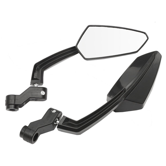 Pair 8mm 10mm Rear View Side Mirror Aluminum Motorcycle Custom Universal