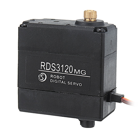 DSSERVO RDS3120MG 180 22kg Dual Ball Bearing Metal Gear Digital Servo For DIY RC Robot Arm