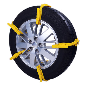 1Pc Car Snow Chain Beef Tendon Vehicles Wheel Tyre Anti-skid TPU Width 175 285