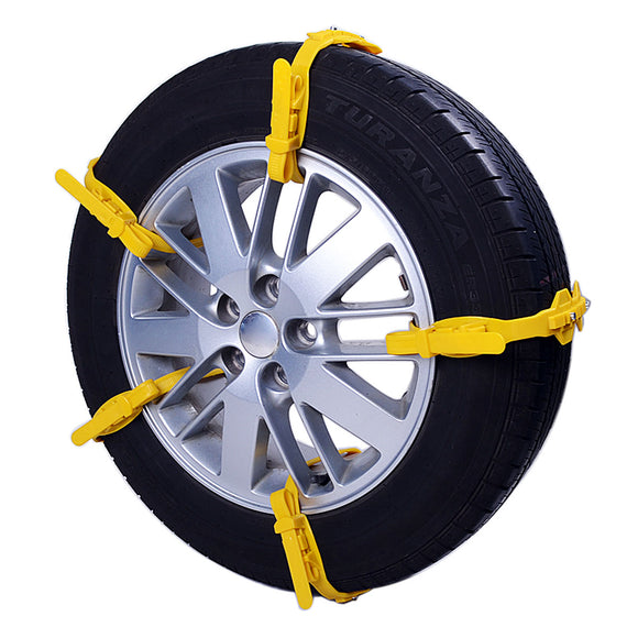 1Pc Car Snow Chain Beef Tendon Vehicles Wheel Tyre Anti-skid TPU Width 175 285