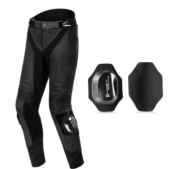 GHOST RACING Motorcycle Protective Knee Pad Professional Racing Pants Gear Slider Grinding Bag
