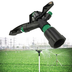 Garden Irrigation Plastic Sprinkler 1 DN25 Connector Rotate Rocker Arm Water Spray Internal Thread"