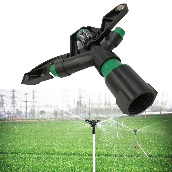 Garden Irrigation Plastic Sprinkler 1 DN25 Connector Rotate Rocker Arm Water Spray Internal Thread