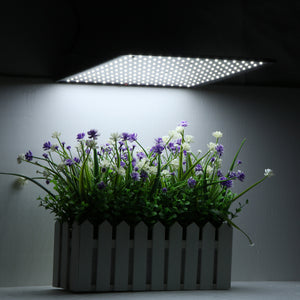 225LED Grow Light White Lamp Ultrathin Panel Hydroponics Indoor Plant Veg Flower AC85-265V