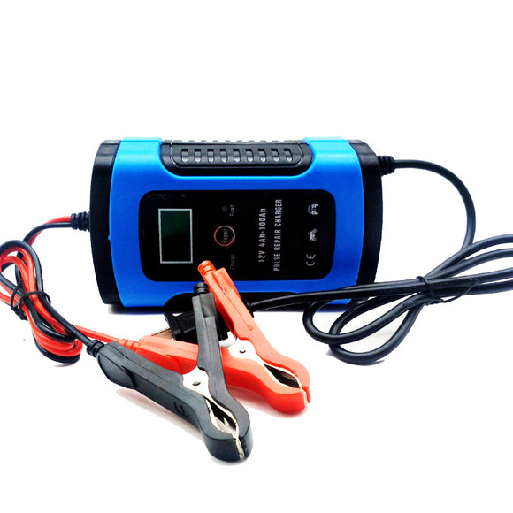 iMars 12V 6A Blue Pulse Repair LCD Battery Charger For Car Motorcycle Lead Acid Battery Agm Gel Wet