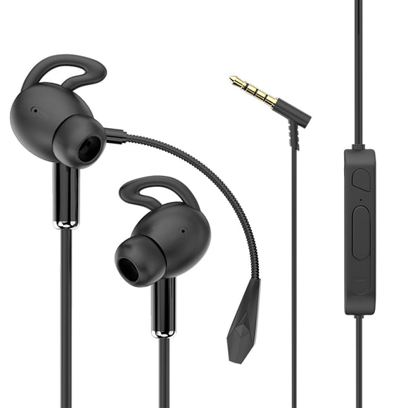 Bakeey AK-P9 Wired Earphone 7.1 Surround Stereo 13MM Dynamic Earbuds 3.5MM In-Ear Gaming Headset with Detachable Dual Mic
