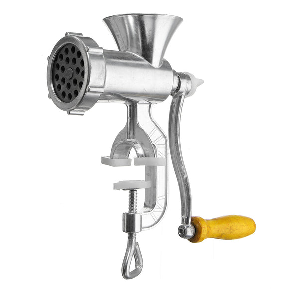 Aluminum Alloy Manual Multifunction Meat Grinder Mincer EnemaTable Kitchen Home Meat Chopper