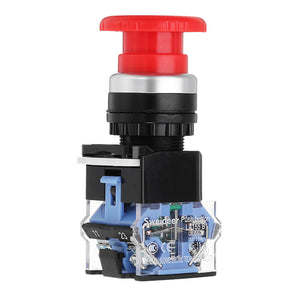 22mm Self-locking Button Switch Power Mushroom Round Emergency Stop Switch