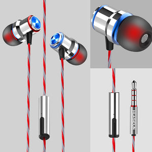 Bakeey P21 Universal Metal Super Bass Earphone Gaming In-ear Headphones with Mic