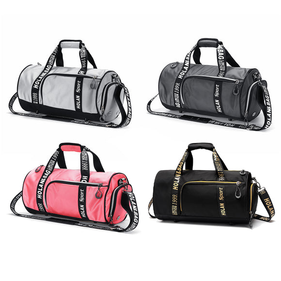 33L Polyester Handbag Outdoor Sports Fitness Yoga Gym Bag Dry Wet Separation Independent Shoes Bag