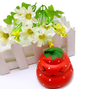 Squishy Strawberry Poo Slow Rising Scented Cartoon Bun Gift Decor Collection