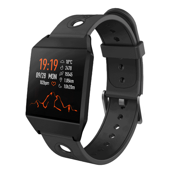 XANES W13 1.3'' Color Screen Smart Watch Heart Rate Monitor Fitness Sports Smart Bracelet