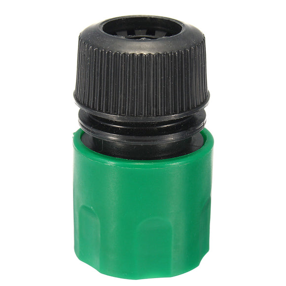 1/2 Inch Plastic Water Hose Pipe Quick Connector Garden Tap Washer Spayer Coupler Green