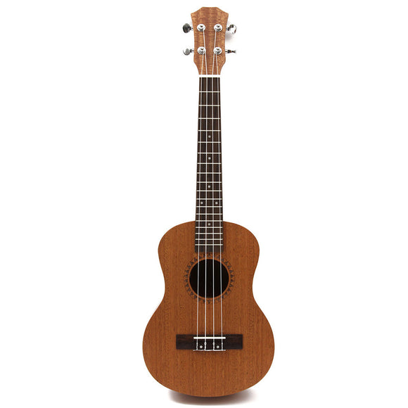 26 Inch 4 Strings Professional Tenor Ukulele Hawaii Guitar Sapele 18 Fret