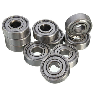 10pcs 8mm Inner Size Carbon Steel Deep Groove Ball Bearing