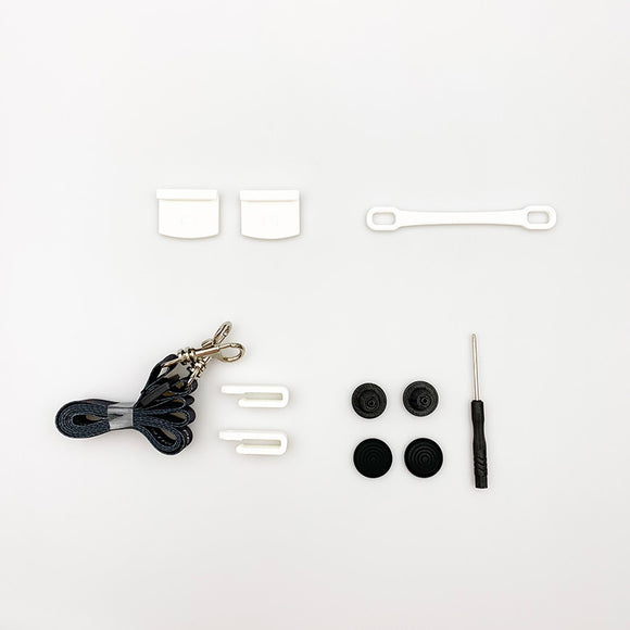 Battery Dust Cover Remote Control Lanyard Non-slip Thumb Rocker Antenna Holder Spare Parts Pack Set for Hubsan ZINO H117S RC Drone Quadcopter
