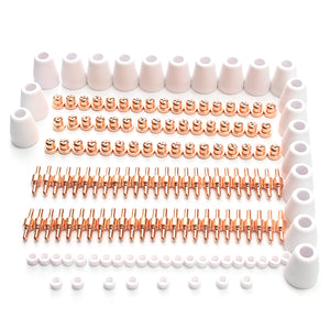 150pcs PT31 LG40 Air Plasma Cutter Cutting Consumable for CUT30 40 50 Consumable