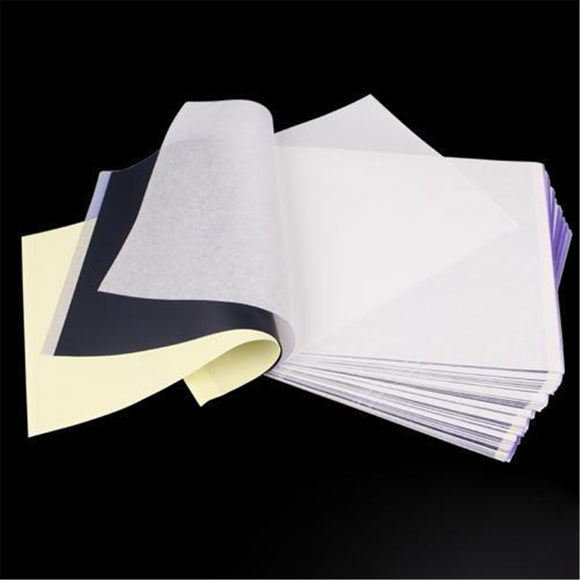 5Pcs A4 Sheet Tattoo Transfer Copier Paper Carbon Thermal Tracing Stencil Tattoo Accessories