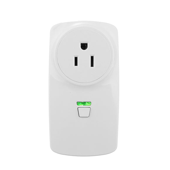 Claite 16A Smart Wifi Power Socket Voice Remote Control Home Automation Timing Switch US Plug
