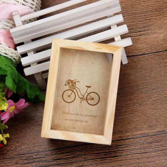 Multi-Size Family Vintage Pictures Frame Home Decor Wooden Wedding Room Desk Photo Frames