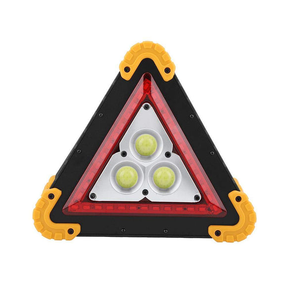 3COB+36 LEDs 1600LM 4 Modes Outdoor Portable Handle Triangle Flashlight Car Repair Work Light