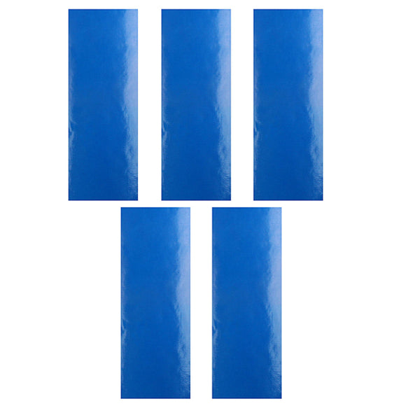 5Pcs Blue Self Adhesive Repair Tape Patch Waterproof for Tents Awning Kite Coats
