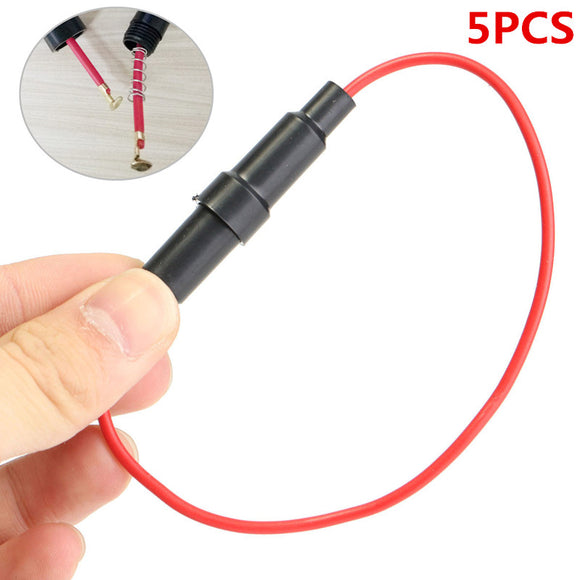 5pcs 6x30mm AGC Spiral Cable Fuse Connector Fuse Block