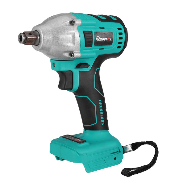 800N.M Cordless Electric Impact Wrench 1/2'' Driver With LED Light For Makita 18V Battery