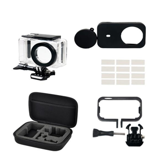 Mini Sport Camera Protective Set w/ Silicone Cover/Waterproof Shell/Lens Cover for Xiaomi Mijia