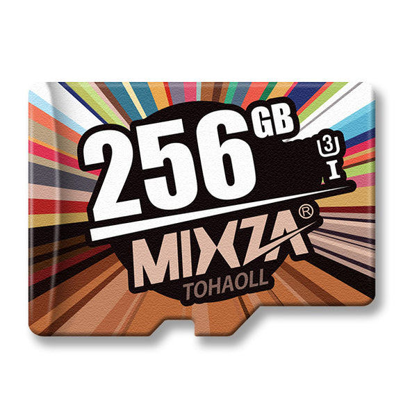 Mixza U3 256GB The Colorful Series High-speed Memory Card