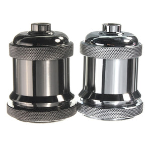 E27/E26 AC 110V-220V Solid Brass Light Socket Keyless Edison Vintage Industrial Lamp Holder
