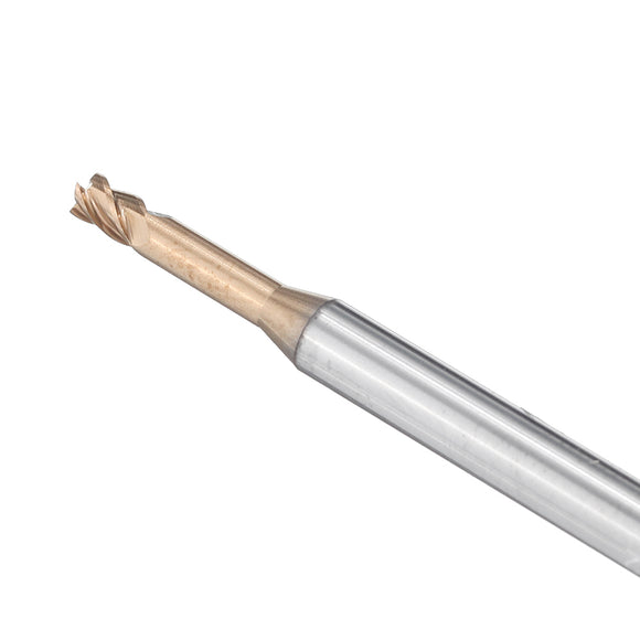 Drillpro 2.5/3.0mm 2 Flutes Long Neck End Mill HRC60 Deep Notch Cutter Milling Cutter