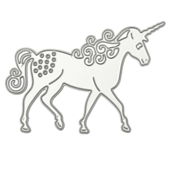 Horse Metal DIY Cutting Dies Stencil Scrapbook Album Paper Card Embossing Craft Gift