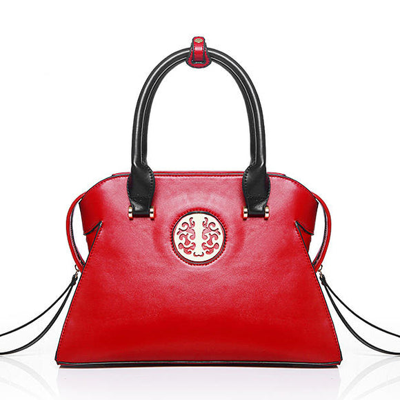 Elegant PU Leather National Style Handbag Shoulder Bag Crossbody Bags For Women