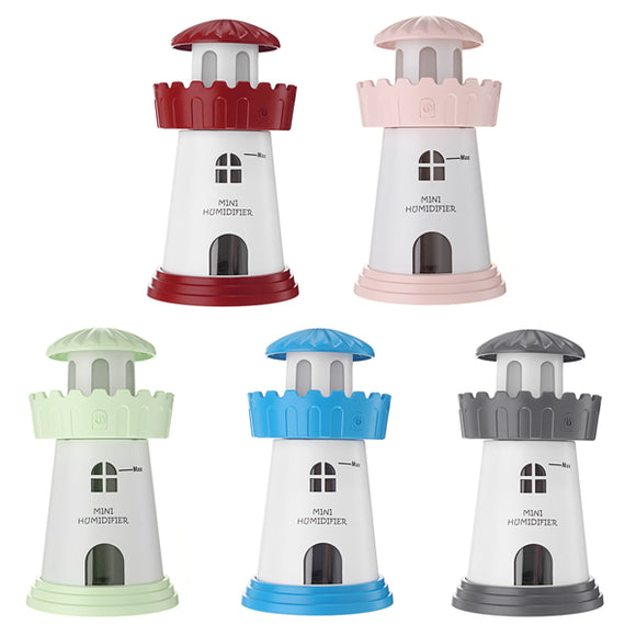 30ML Portable USB Mini Humidifier Air Diffuser Purifier Atomizer Night Light for Home Office Car